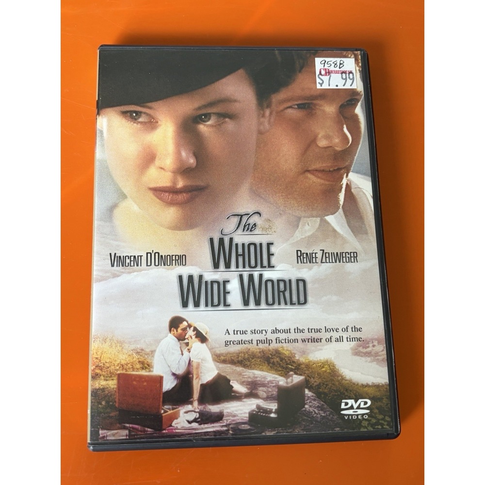 The Whole Wide World - DVD - Renee Zellweger Vincent D’Onofrio Drama Romance